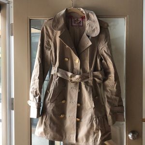 Beige Juicy Rain Coat from Fall 2008